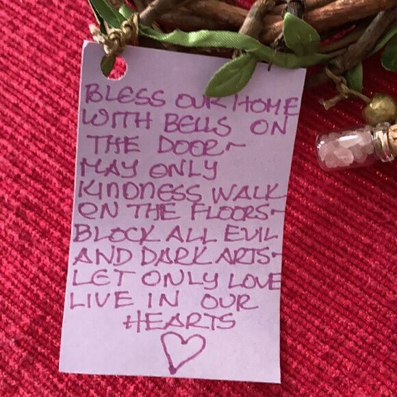 Handmade Door Blessings by Dani beads bells and crystals - Picture 3 of 6
